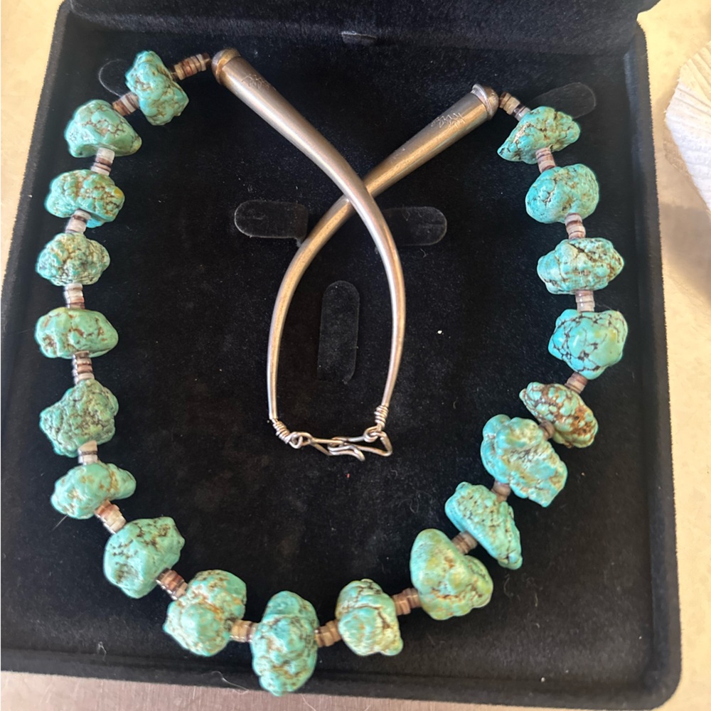 Turquoise and Silver Necklace